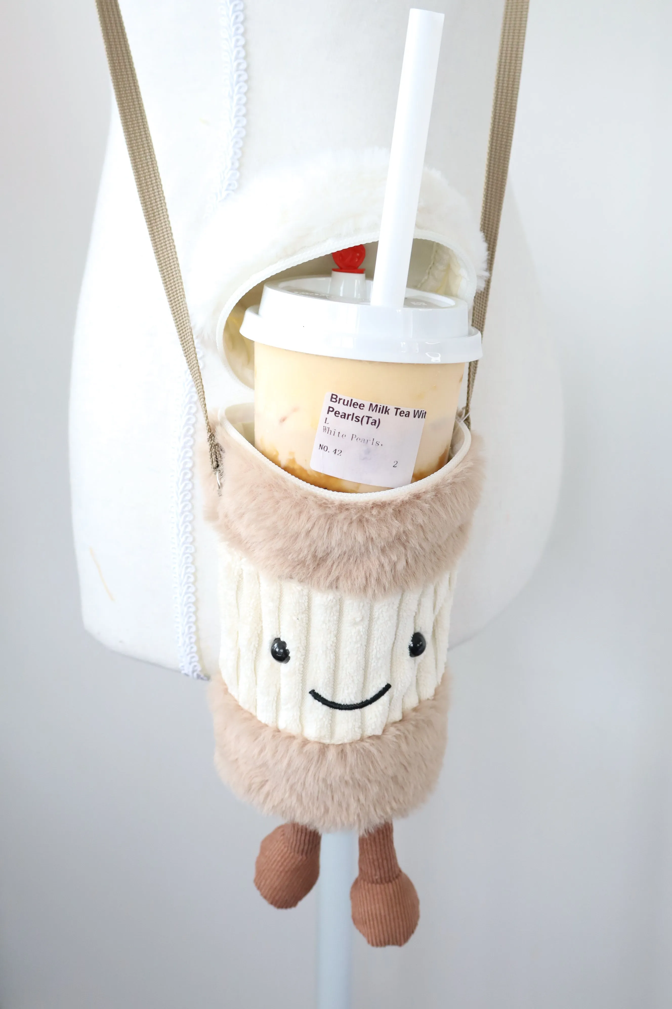 Coffee-To-Go Plush Bag