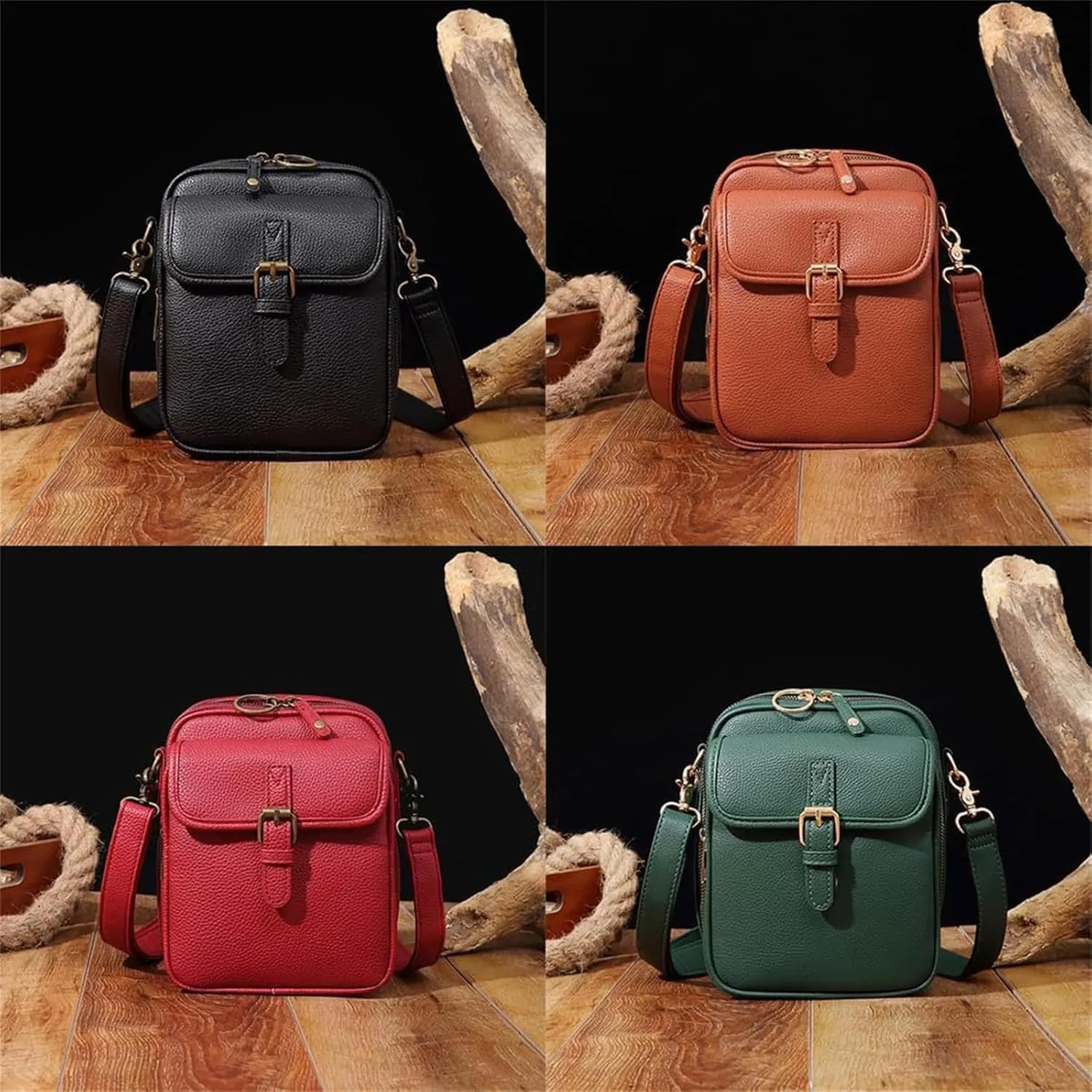 Collaboraten1 Crossbody Leather Bag, Collaborateam Urvashi Tojoyride Collaboration Shoulder Bags for Women Travel