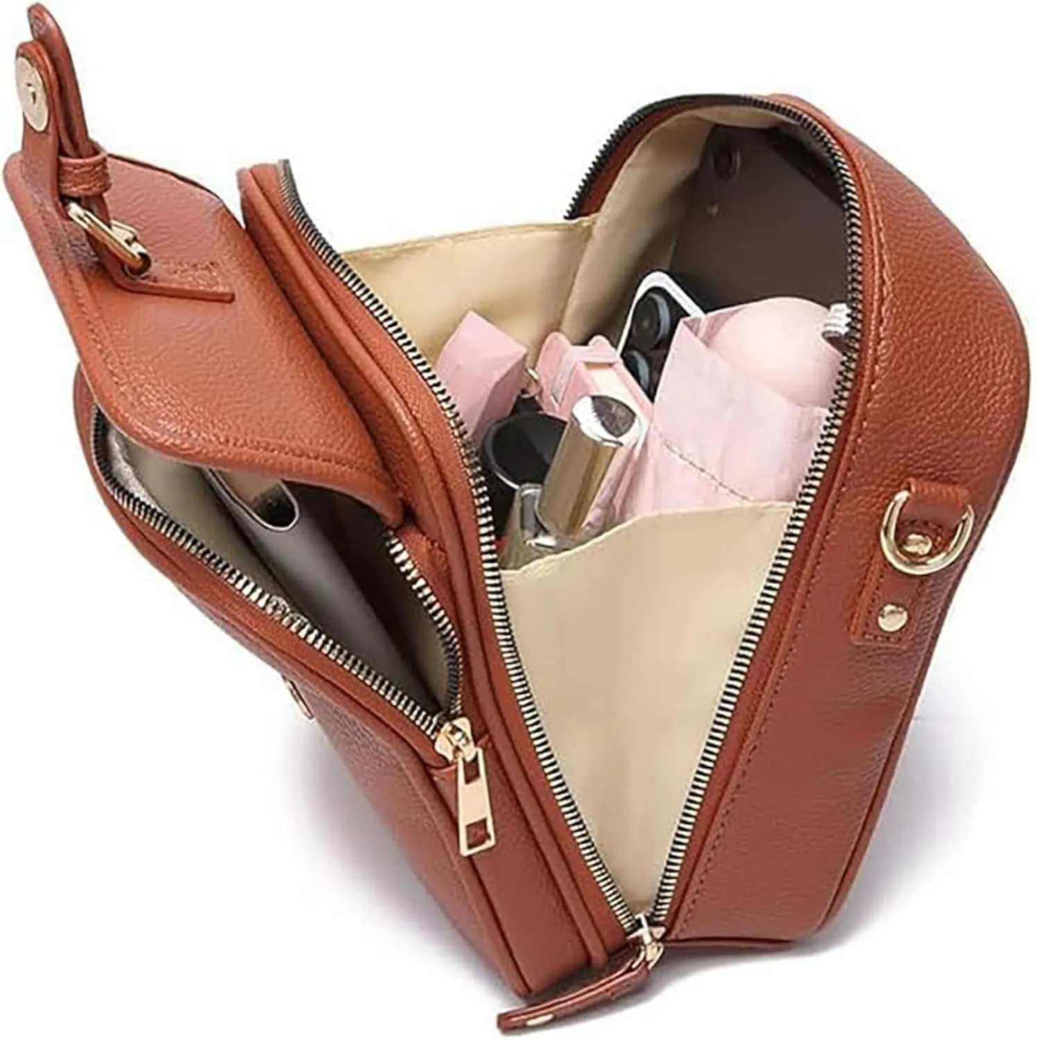 Collaboraten1 Crossbody Leather Bag, Collaborateam Urvashi Tojoyride Collaboration Shoulder Bags for Women Travel
