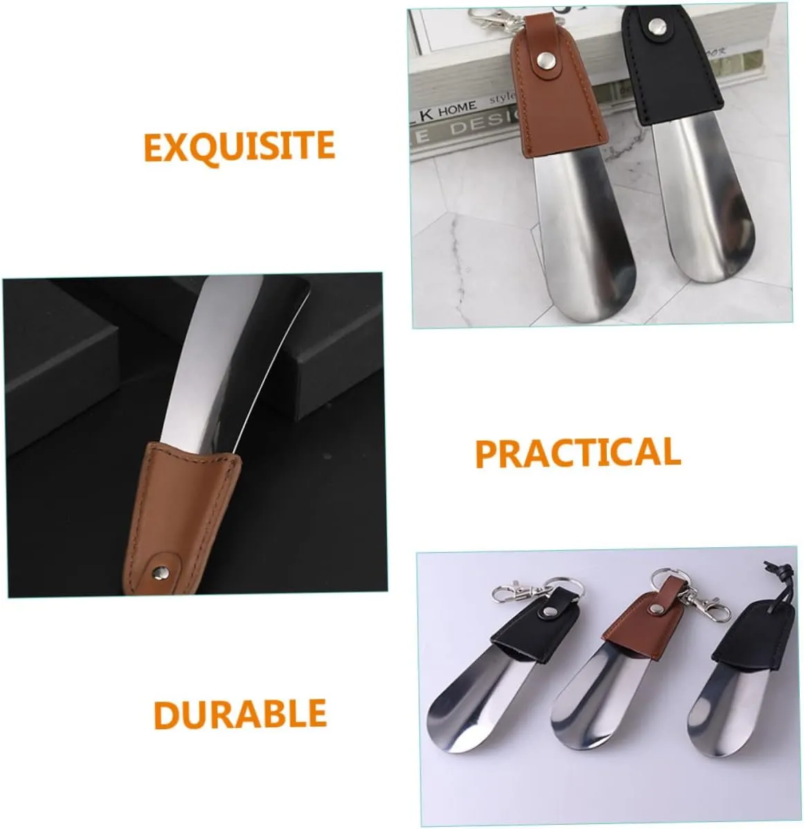 Comfortable Portable Shoe Horn Durable Travel Accessory for Easy Shoe Wear Compact Design for Daily Use