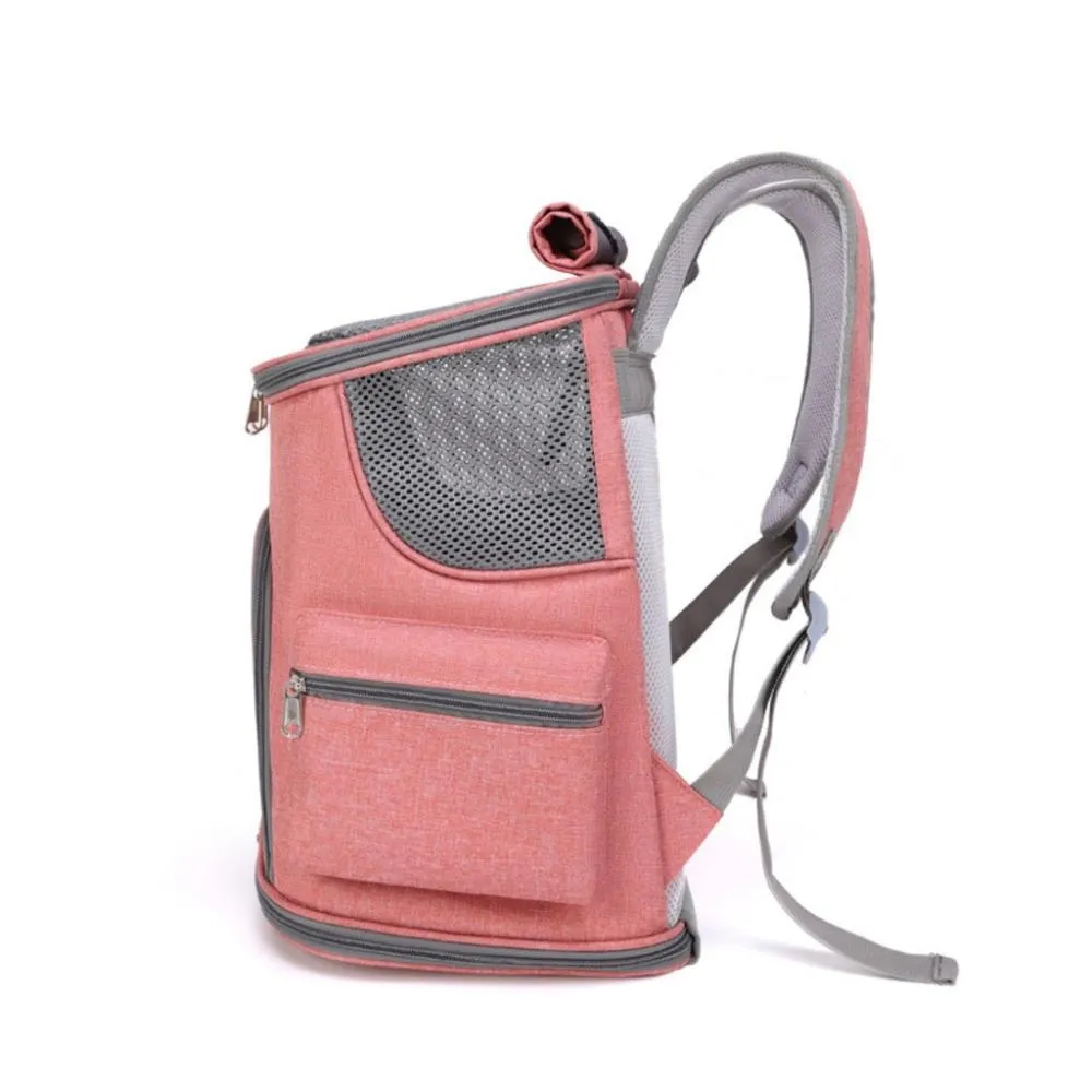 Comfortable Ventilation  Pet Backpack (Pink)