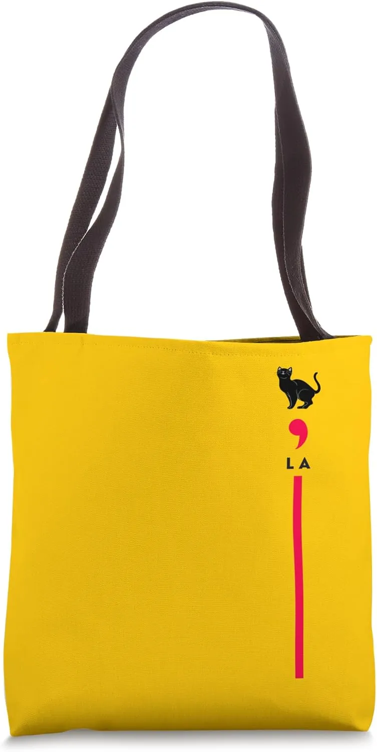 Comma La   Cat, Kamala Harris 2024, Democrat, Funny Design Tote Bag