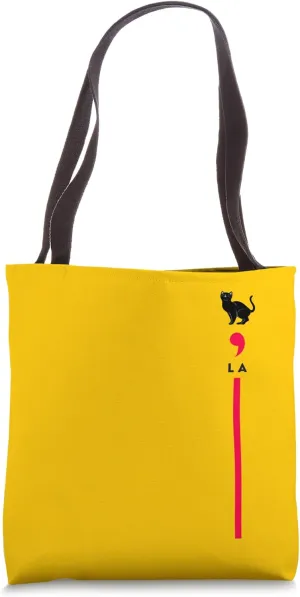 Comma La   Cat, Kamala Harris 2024, Democrat, Funny Design Tote Bag