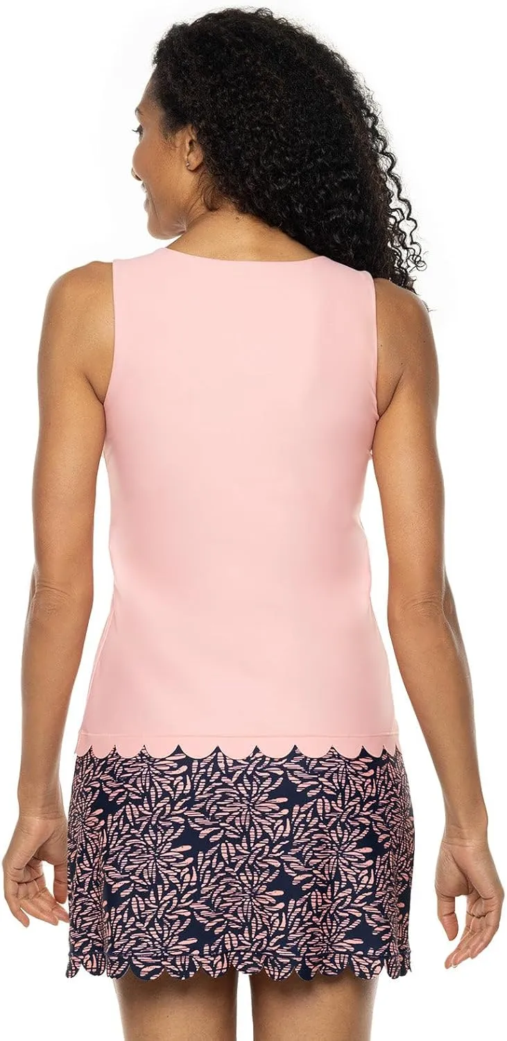 Coolibar UPF 50  Women's Acropora Scallop Swim Tank - Sun Protective