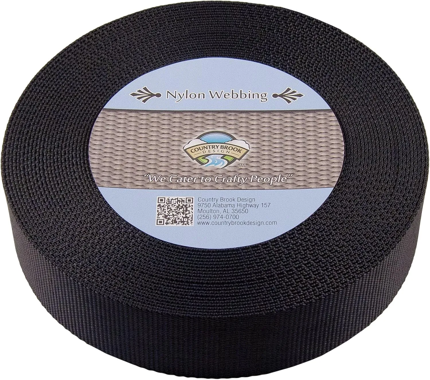 Country Brook Design - Durable 2 Inch Heavy Duty Nylon Webbing - 3 Vibrant Colors
