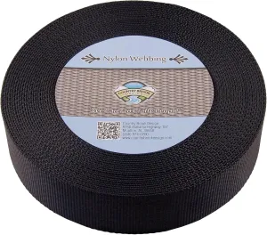 Country Brook Design - Durable 2 Inch Heavy Duty Nylon Webbing - 3 Vibrant Colors