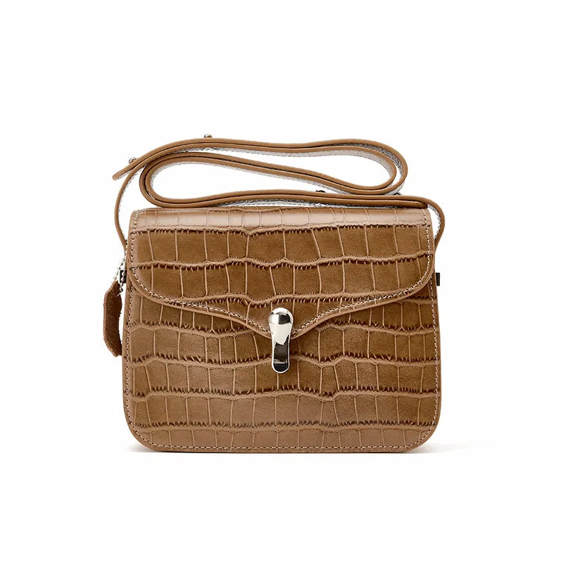 Cow Leather Shoulder Handbag for Women
