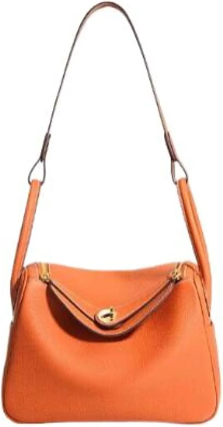 Cowhide Pillow Bag, Genuine Leather Shoulder Bag