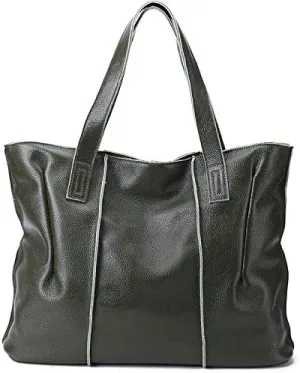 Cowhide Women's Bag Large Premium Soft Genuine Leather Women's Shoulder Bag
