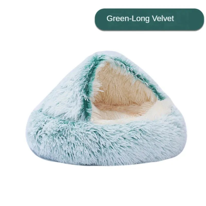 CozyNest 2-in-1 Plush Pet Cat Bed & Cushion for Dogs and Cats