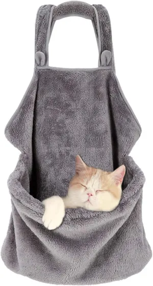 Creation Core Pet Carrier Bag Small Dog Cat Sling Accompany Carrier Bag Hands-Free Shoulder Carry Soft Breathable Cotton Pet Apron Indoors