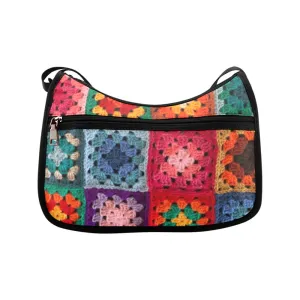 Crochet Granny Squares - Crossbody Handbag