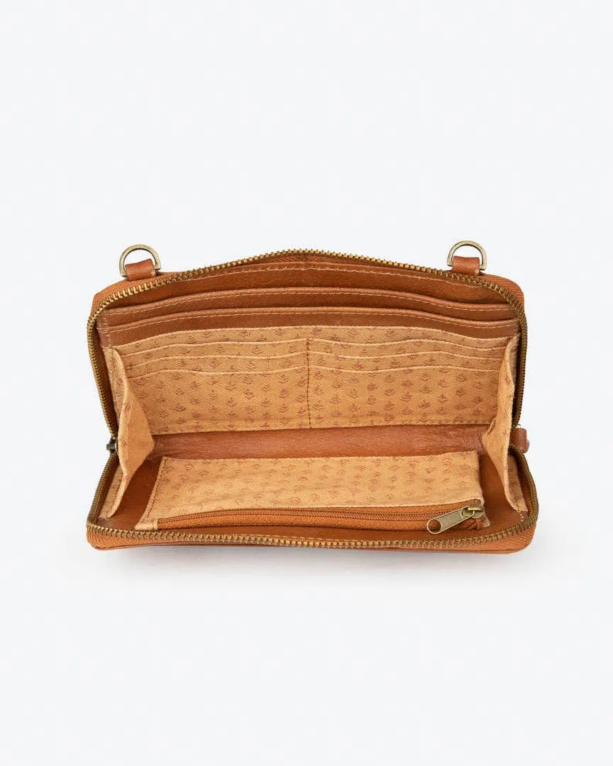 Crossbody Wallet - Camel