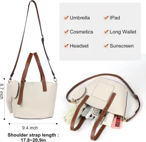 Cute Elephant Genuine Leather Tote Bags for Women with Shoulder Strap