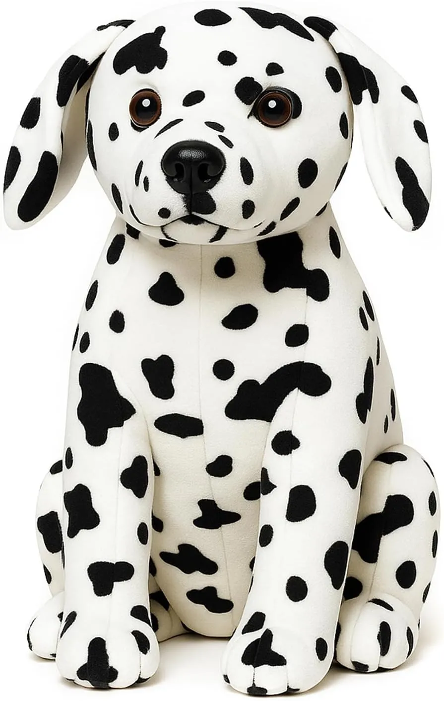 Dalmatian Stuffed Animals, Stuffed Dalmatian, Stuffed Puppy Dog Plush Toys for Boy Girl Kids Birthday, 12 inches