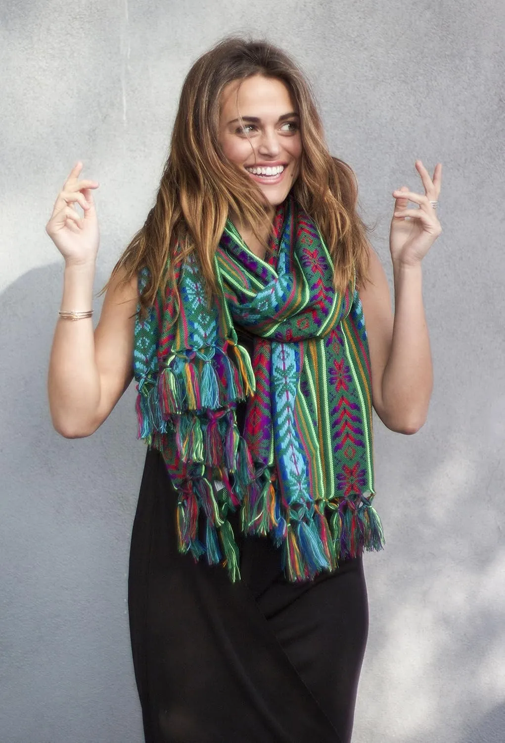Del Mex Mexican Rebozo Shawl Blanket Doula