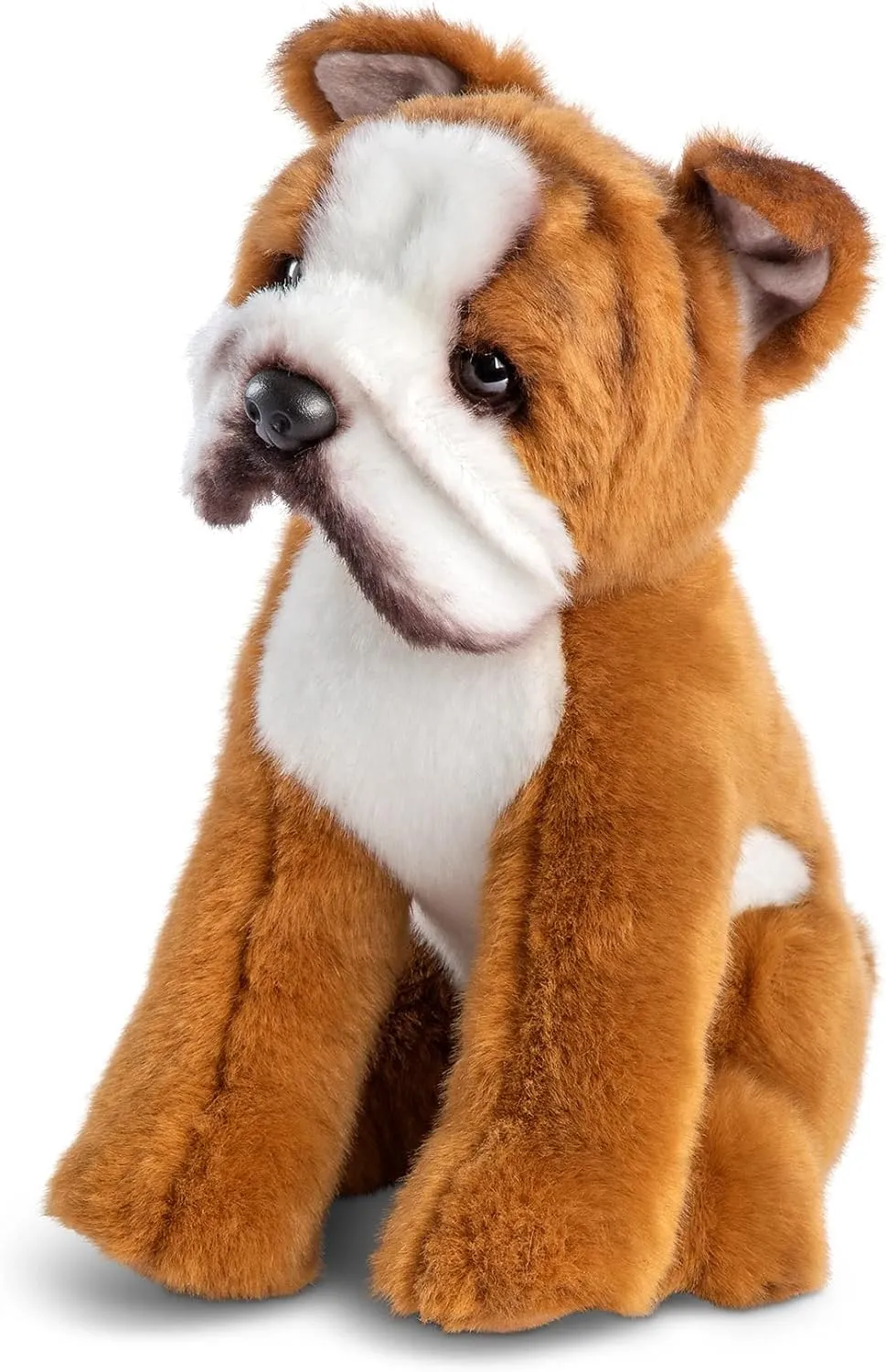 DEMDACO Bulldog Tan and White 9.5 Inch Polyester Soft Plush Stuffed Animal