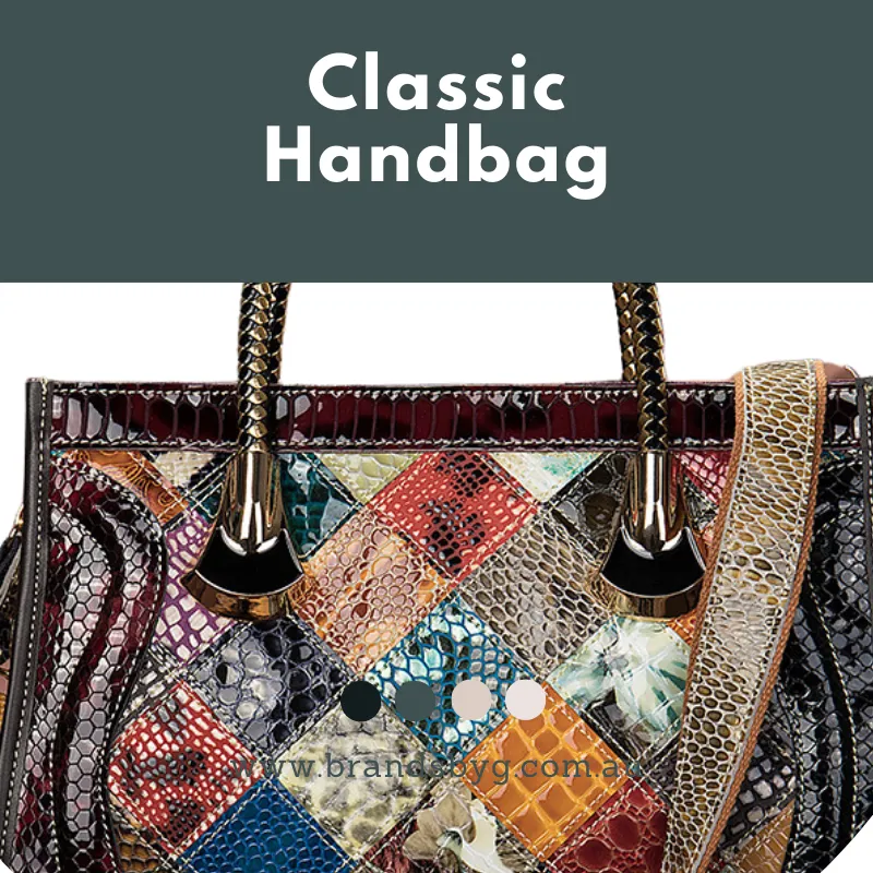 Designer Full Grain Genuine Leather Vintage Retro Cross Body Handbag