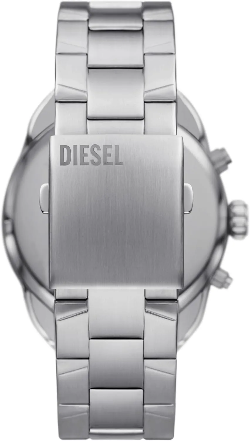 Diesel Spiked Men's Watch, Chronograph Watch with Stainless Steel Bracelet or Genuine Leather Band
