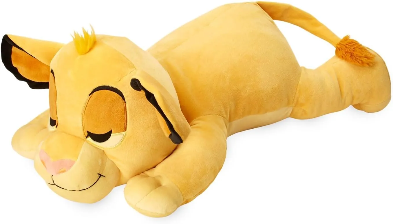 DISNEY STORE Official Cuddleez Plush - Simba - Big Plush - Super Soft & Huggable Toy for Fans & Kids of All Ages - Perfect Collectible Gift, Plushy