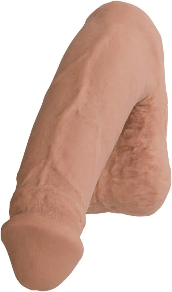 Doc Johnson - Pack It - Prosthetic Flaccid Penis - Realistic Size and Feel - Heavy (200 g)- Caramel