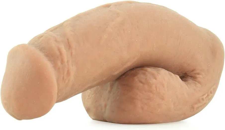Doc Johnson - Pack It - Prosthetic Flaccid Penis - Realistic Size and Feel - Heavy (200 g)- Caramel