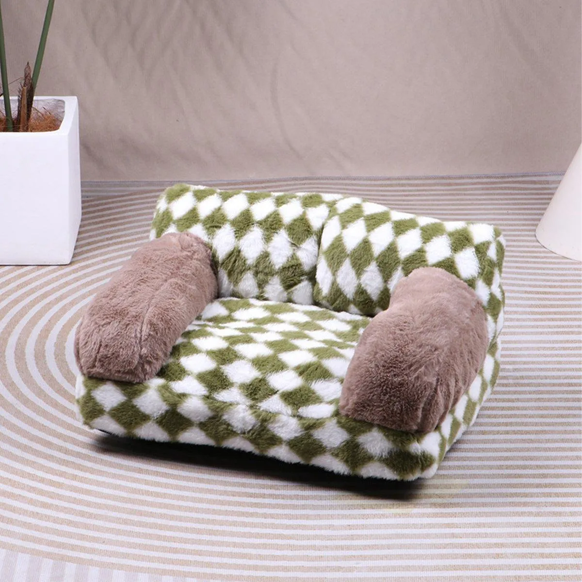 Dog Cat Sofa Warm Pet Sofa for Cats and Small Dogs Comfortable Sleeping Bed