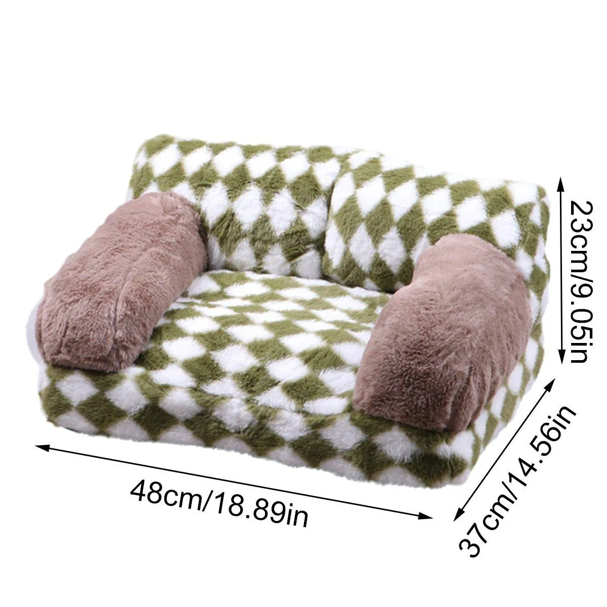 Dog Cat Sofa Warm Pet Sofa for Cats and Small Dogs Comfortable Sleeping Bed