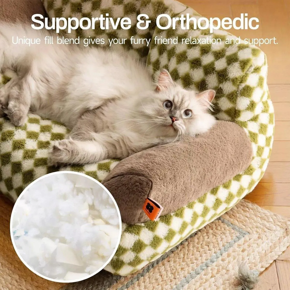 Dog Cat Sofa Warm Pet Sofa for Cats and Small Dogs Comfortable Sleeping Bed