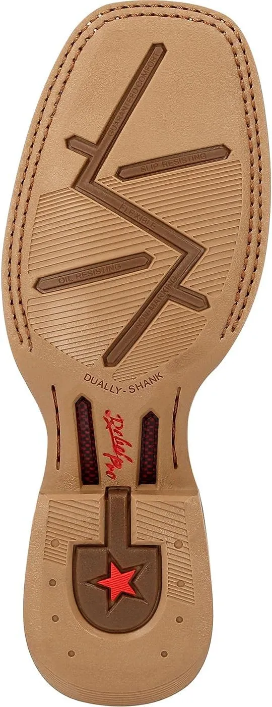 Durango® Lady Rebel Pro™ Women's Golden Brown & Periwinkle Western Boot