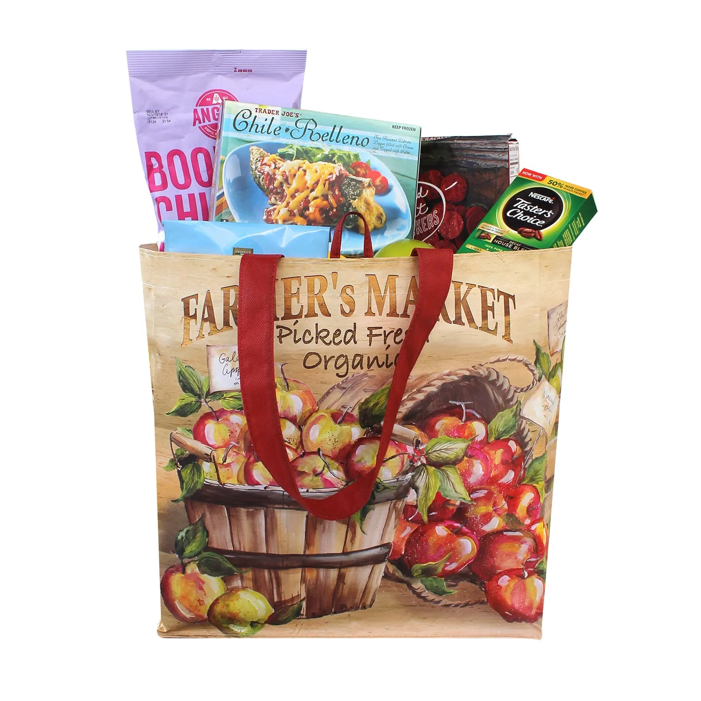 Earthwise Reusable Grocery Bags Shopping - Totes (Pack of 6)