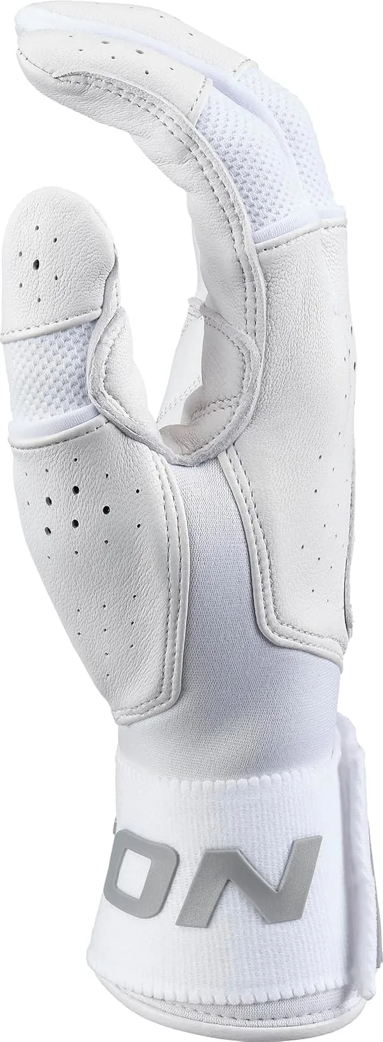 Easton | MAV PRO Locked-in Baseball Batting Gloves | Neoprene Wrist Strap | Adult Sizes | Multiple Colors