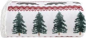 Eddie Bauer - Blanket, Super Soft Reversible Sherpa & Brushed Fleece Bedding, Throw Blankets for Couch, Ideal for Lounging (Grizzly Peak Red)