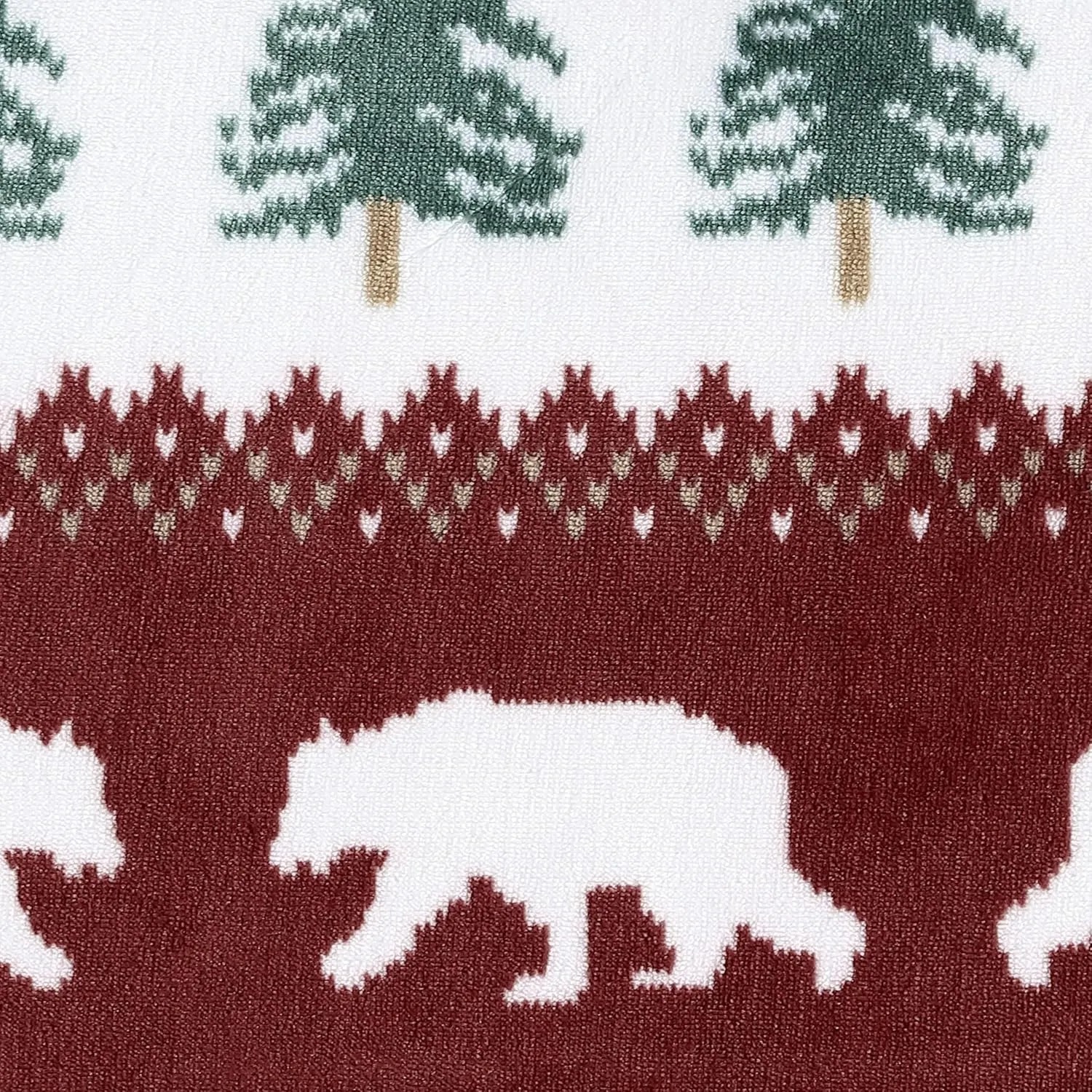 Eddie Bauer - Blanket, Super Soft Reversible Sherpa & Brushed Fleece Bedding, Throw Blankets for Couch, Ideal for Lounging (Grizzly Peak Red)