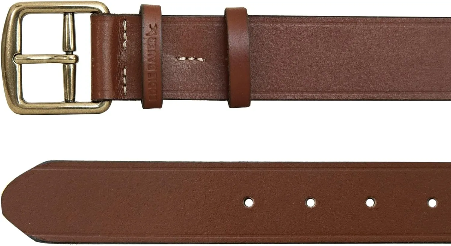 Eddie Bauer Women's Casual Leather Belts with Durable Metal Buckle