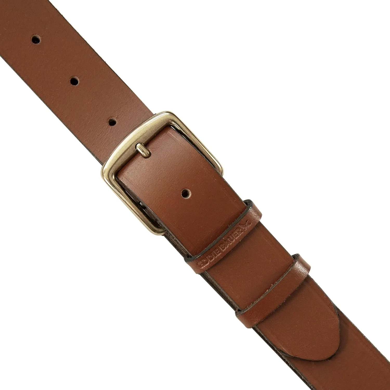 Eddie Bauer Women's Casual Leather Belts with Durable Metal Buckle