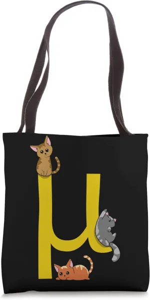 Electron Neutron Physics Physicist Cat Whisperer Kitty Lover Tote Bag
