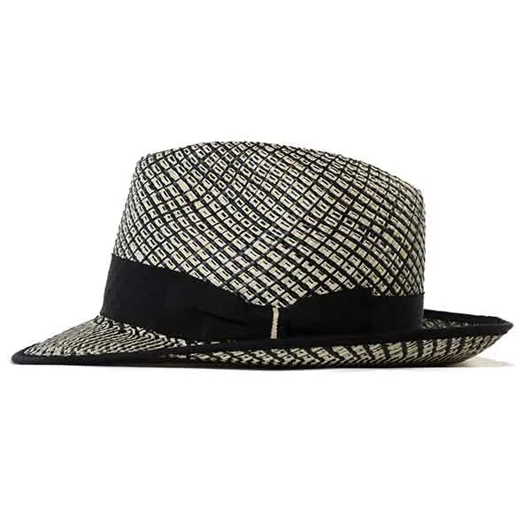 Elwood Panama Straw - Back & Natural Weave