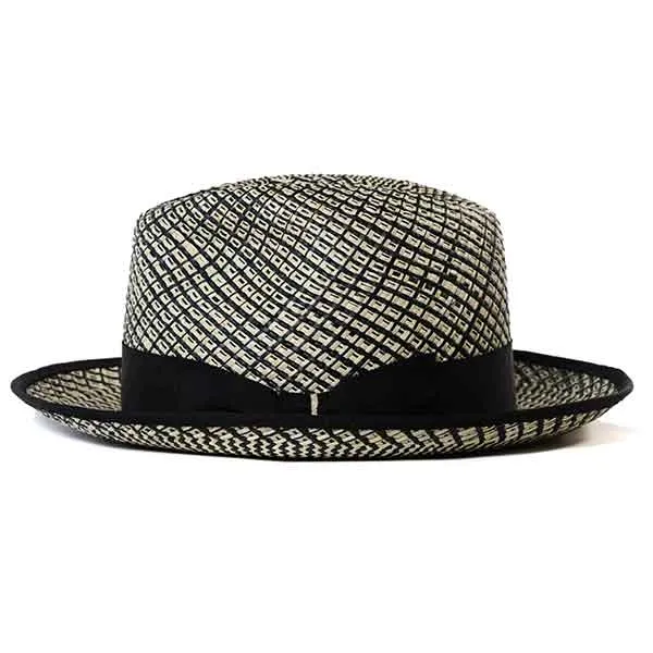 Elwood Panama Straw - Back & Natural Weave