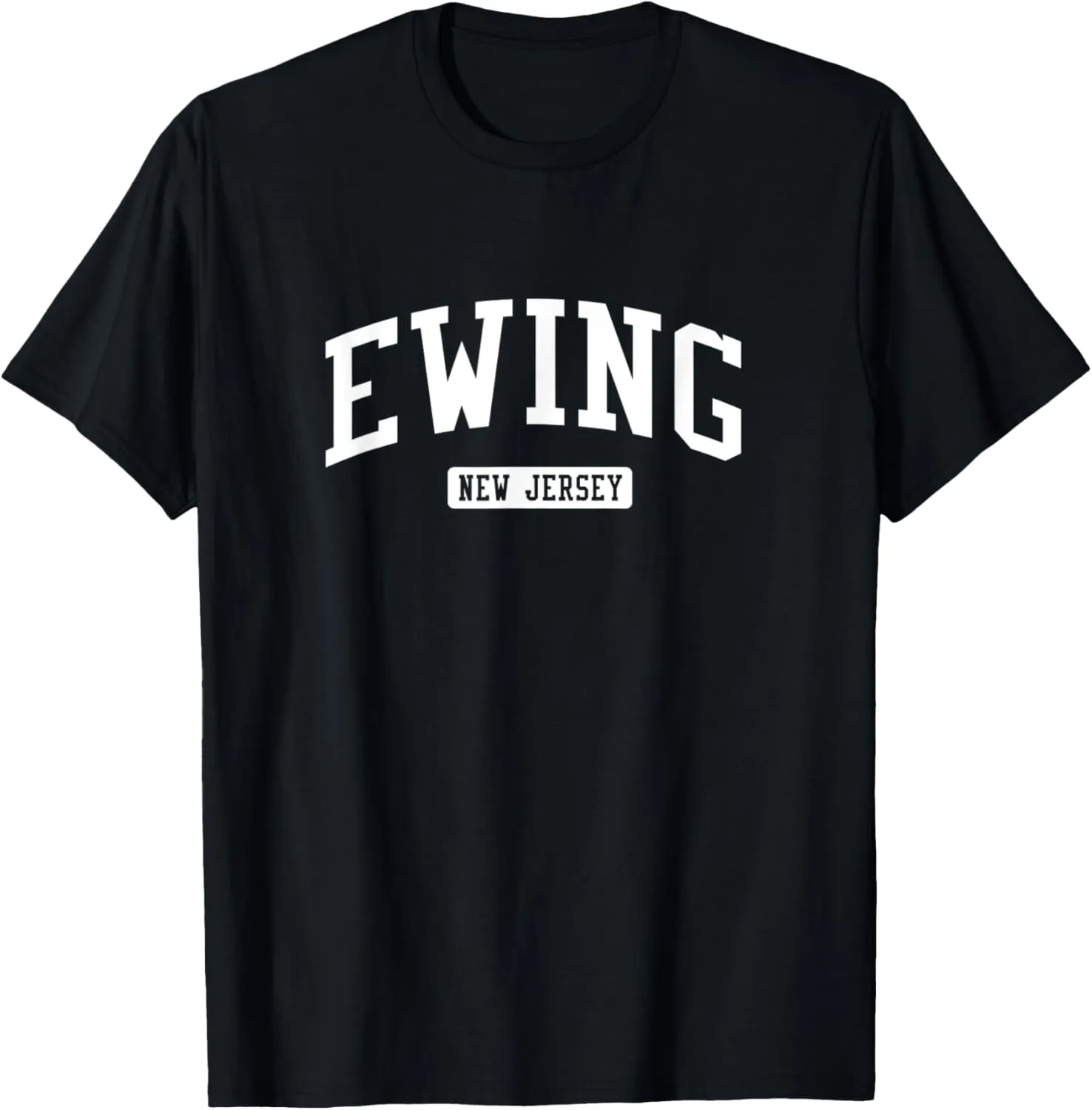Ewing New Jersey NJ Vintage Athletic Sports Design T-Shirt
