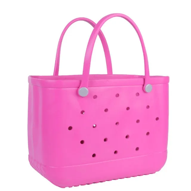 Extra Large Beach Bags Leopard Printed Summer EVA Basket Women Large Capacity Beach Bag Totes