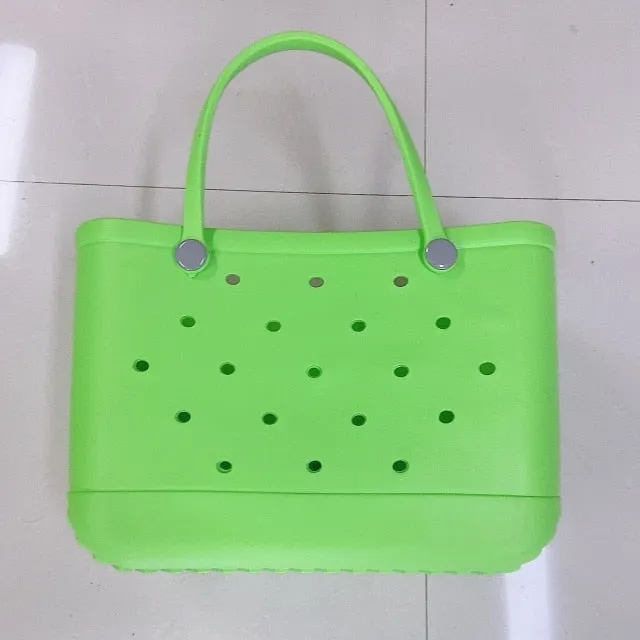 Extra Large Beach Bags Leopard Printed Summer EVA Basket Women Large Capacity Beach Bag Totes