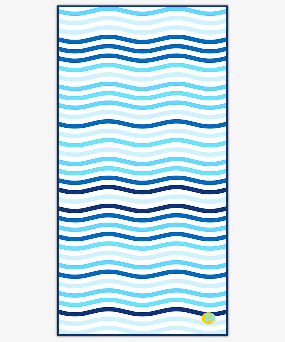 Extra Large Sand Free Beach Towel - The Tides