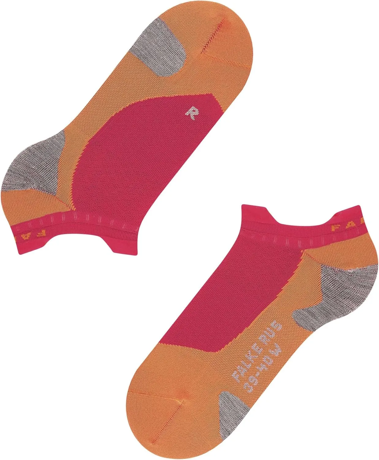 FALKE Women's RU5 Race Invisible Running Socks, No Show, Ultralight Cushion, Athletic, Breathable Quick Dry, Nylon, 1 Pair