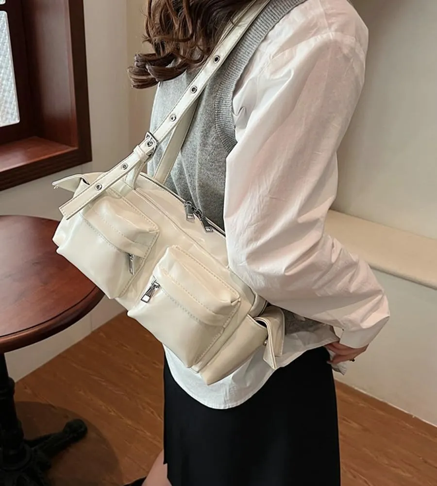 Fall Winter Purses for Women 2024 Trending Purses Vintage Versatile Shoulder Bag Handbags Underarm Bag with Multiple Pockets