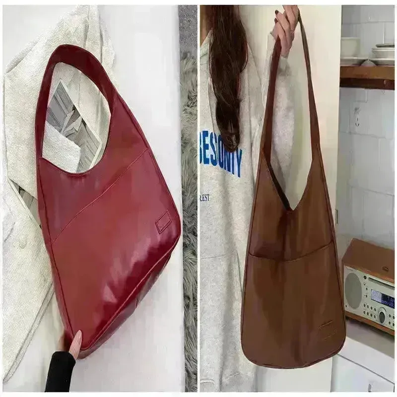 Fashion Tote Bag Large Capacity Casual Shoulder Bag Women's Commuting Handbag College Student
