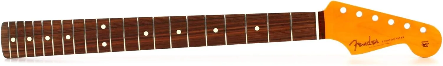 Fender Classic 60s Lacquer Stratocaster Neck, C Shape, 21 Vintage Frets, Pau Ferro Fingerboard