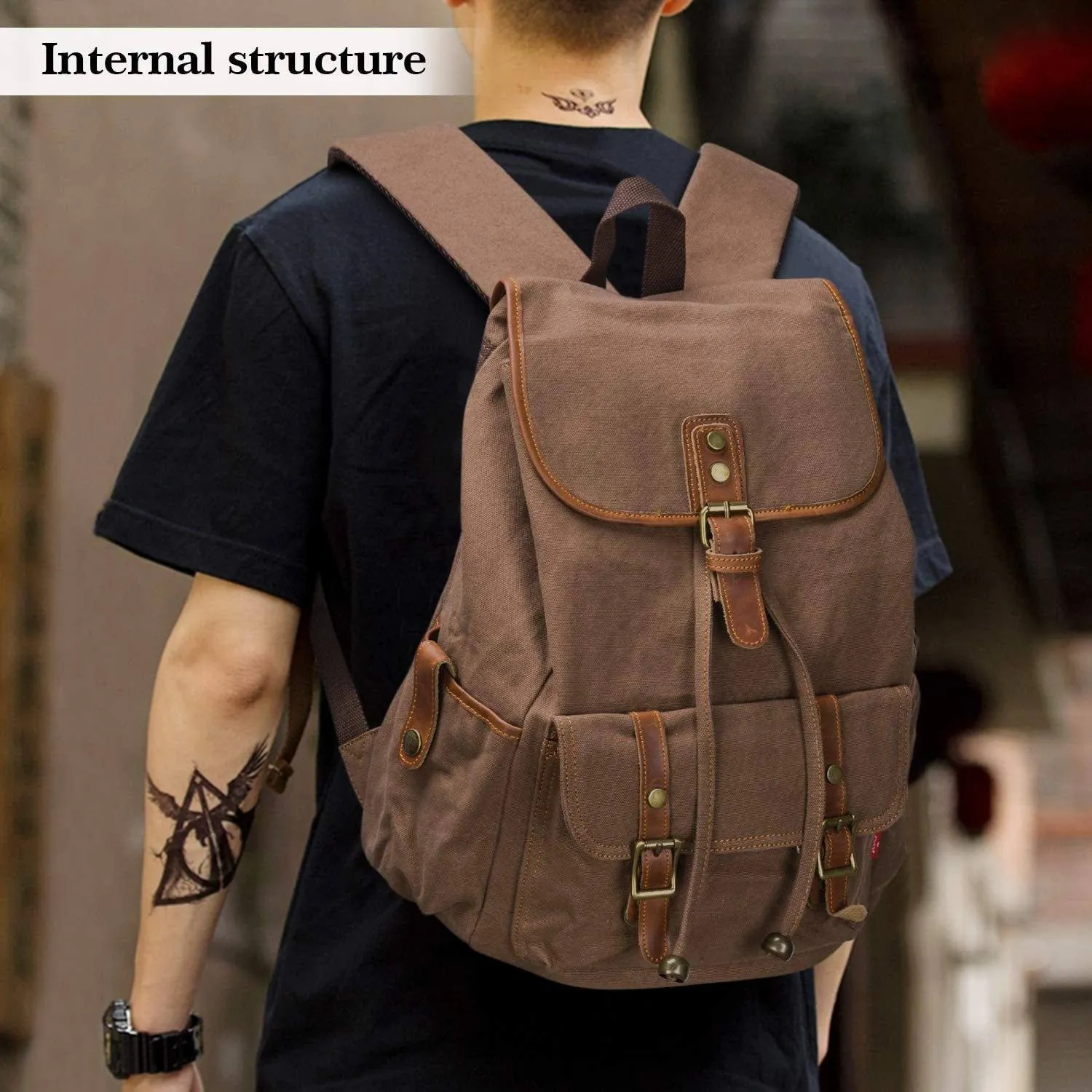 Fitnate 14-Inch Laptop Backpack Travel Rucksack