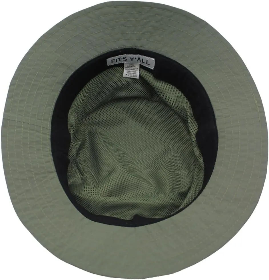 Fits Y'all Lightweight Comfort Fishing Sun Hat Fish Y'all: Breathable Quick Dry UPF50 Sun Protection Packable, All Genders