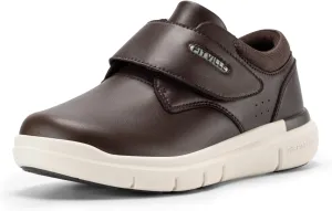 FitVille Diabetic Shoes for Men Extra Wide Slip-on Walking Shoes for Edema Hook & Loop Recovery Leather Oxford Shoes for Swollen Feet